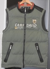 CAMP David Herren Weste / Warm wattiert / Steppweste / Grün /  Gr. L / NEU