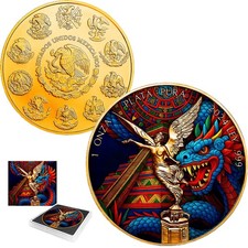 Neu 1oz mexican libertad aztec - neu,
