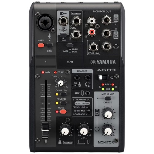 Yamaha ag03mk2 3ch live - 3ch,