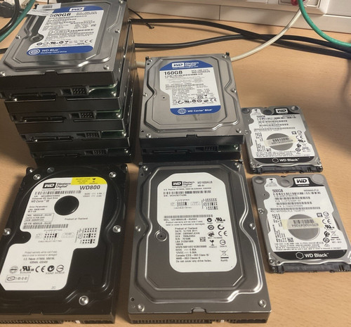 Konvolut 10x hdds 80gb - 10x,