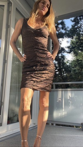 Vera mont kleid - mont, braun