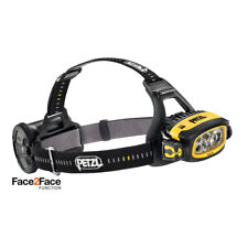 Petzl Stirnlampe DUO S, schwarz/gelb E80CHR (LED-Stirnlampe Kopflampe)