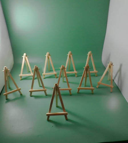 Mini holz staffelei - holz, stück