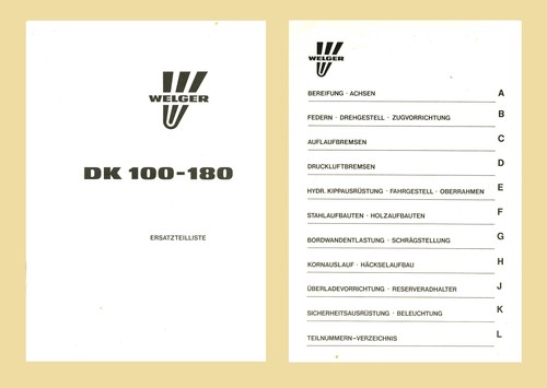 Welger dreiseitenkipper 100 - welger,