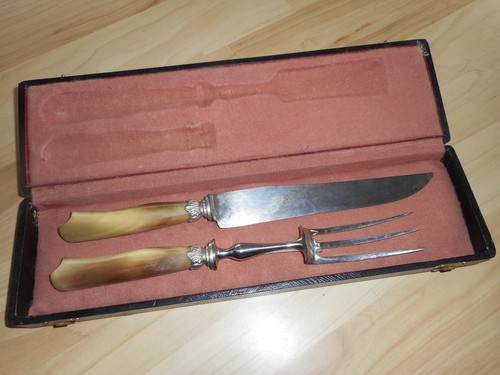 Antikes vorlegebesteck - antikes,