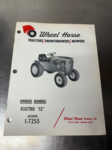 Original wheel horse electro - horse,