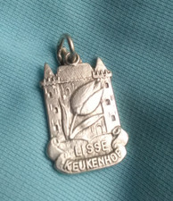 Anhänger Charm Tulpe Silber 835 Meister- Punze AM Holland Niederlande antik