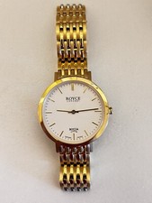 Boccia Royce Concept Damenuhr Titan goldplattiert mit Saphirglas 3270-02