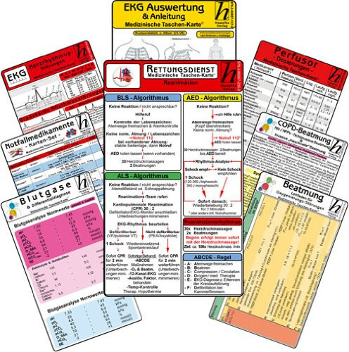 Rettungsdienst karten set - rettungsdienst,