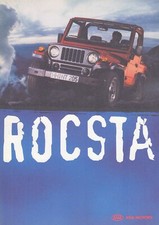 ASIA MOTORS ROCSTA Jeep Prospekt Brochure plus Preisliste 1995 14