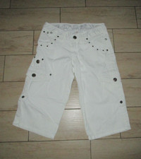 weiße Jeans * Caprijeans * Baggy von mbj  by Jeans Fritz Gr.34