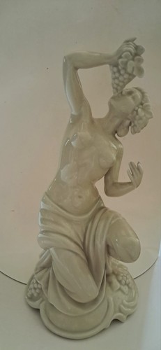Alte gerold porzellan - akt, frau