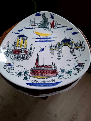Vintage københavn wandteller - vintage,