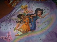 Bettwäsche Tinkerbell Disney 135cm x200cm sehr schön mit Reißverschluss