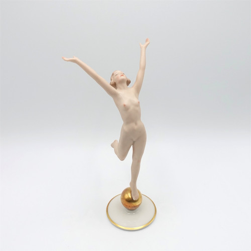 Art deco porzellan figur - art,
