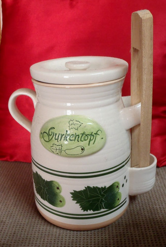 Gurkentopf mit deckel - gurkentopf, und