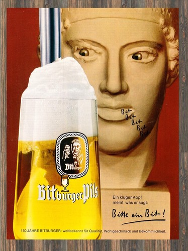 Bitburger pils bitte ein bit - bitburger,