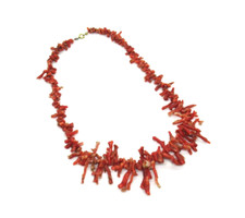 Vintage Korallenkette Koralle