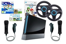 Nintendo Wii Konsole (schwarz