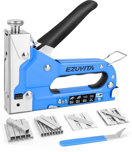 Handtacker set blau mit - handtacker,