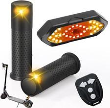 FXINRUIA E Scooter Blinker mit Griff, Roller Blinklicht Roller Griff Licht 1 USB