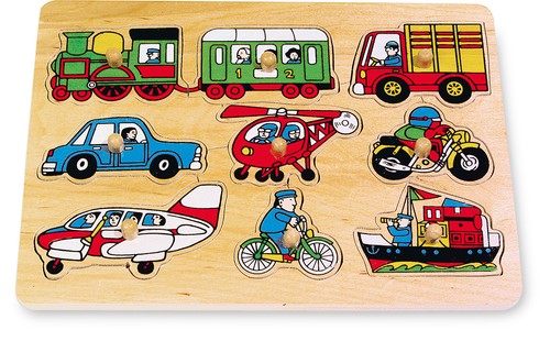 Small foot setzpuzzle - small, verkehr