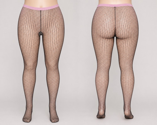Sexy netzstrumpfhose mit - ,