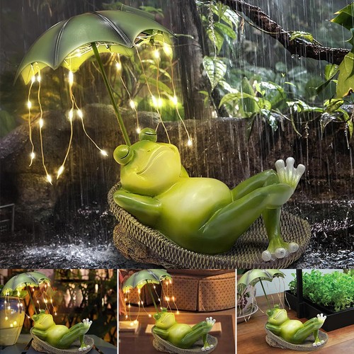 Solarleuchte frosch solarlampe - solarleuchte,