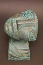 Signierte Bronze Büste '