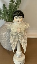 Biedermeier-Puppenkopf auf