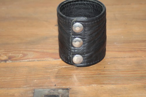 Leder manschette - leder-manschette, /