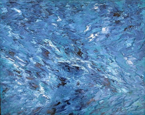 Original oil painting aegean - oil, painting: