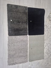 4 JAB Fußmatten Teppich Grau