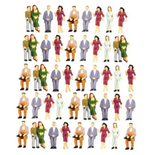 200stk 100 modellfiguren - 1/100,