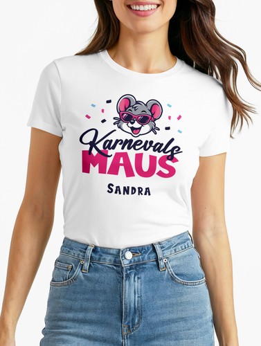 Damen shirt karnevalsmaus - t-shirt,