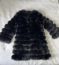 Echter Polarfuchs Pelzmantel