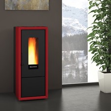 Extraflame Evolution Line Ella Pelletofen Bordeaux Pelletkamin