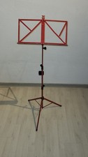Notenständer, Höhenverstellbar, Rot