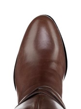 SHEEGO Damen Weitschaft-Rindleder-Stiefelette, braun, XXL GR 41 *SALE*