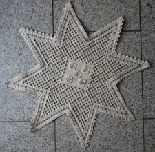 Tischdeckchen Sternform 50 cm Deko