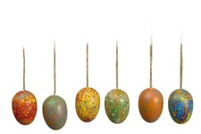 Strauchbehang 6 Ostereier