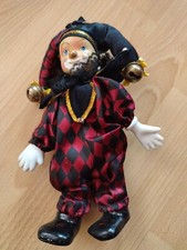 Sammlerpuppe, Clown Harlekin 