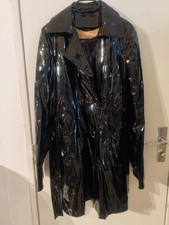 knatschiger Lackmantel, Lackjacke  Regenmantel    Gr M   ## 18
