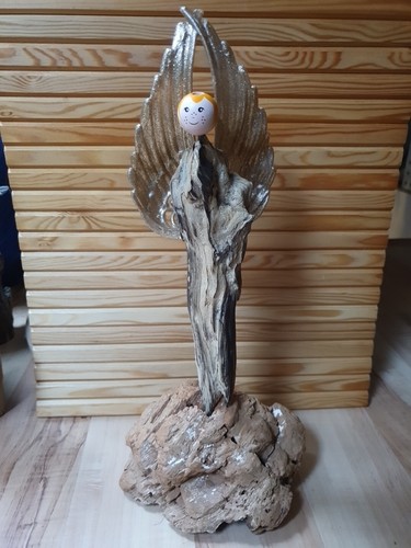 Stamm engel aus schwemmholz - stamm,