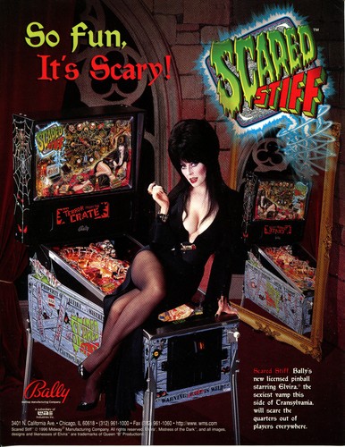 Scared stiff bally pinball - scared,