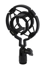 ROCKHOUSE PROFI-MIKROFONHALTER Variable Mikro-Aufnahme Kunststoff Gummiklemmung