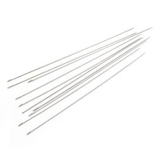 Vintageparts  DIY Perlennadeln aus Edelstahl 12cm 10 Stück