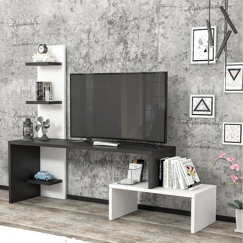 Ständer mit regalen tv - tv-ständer, 5