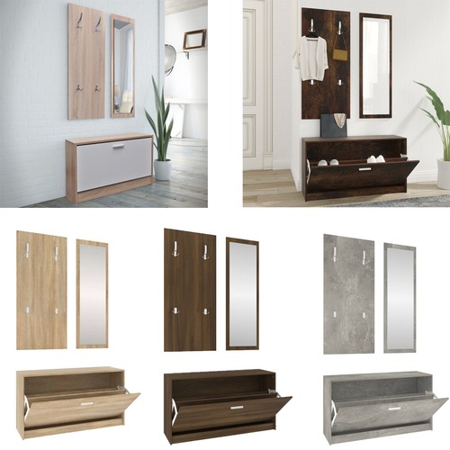 Garderobenset flur 3in1 - garderobenset,