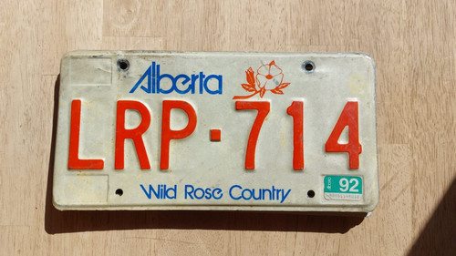 Nummernschild kanada alberta - nummernschild,